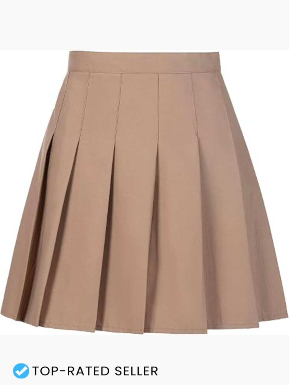 High Waisted Pleated Skirt with Built-in Shorts for Tennis Golf Cheer Uniform
